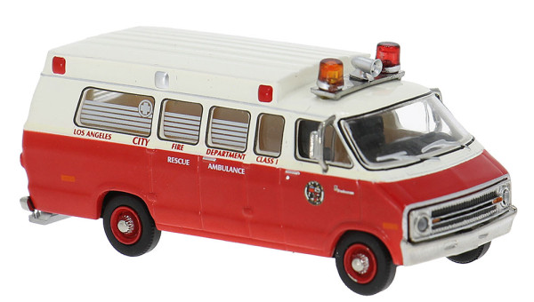 Brekina 18304 - Dodge B200 Ambulance aus Los Angeles