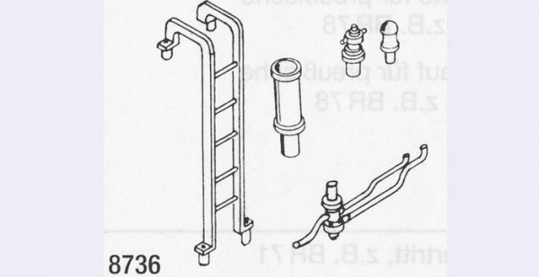 Weinert 8736 - Aufstiegsleiter z.Motorvorb. V