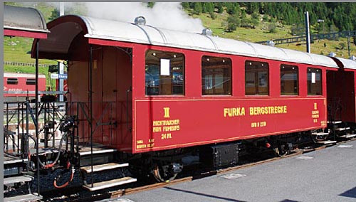 Bemo 3239286 - DFB Dampfbahnwagen 2achs. B 2206