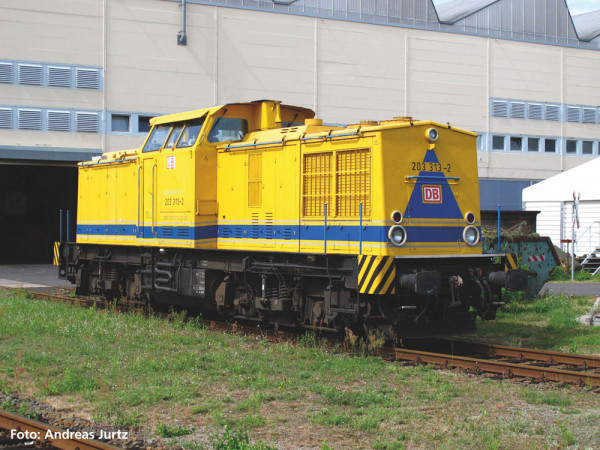 Piko 37559 - DB AG Diesellok BR 203 Bahnbau Ep.5, DCC + Sound