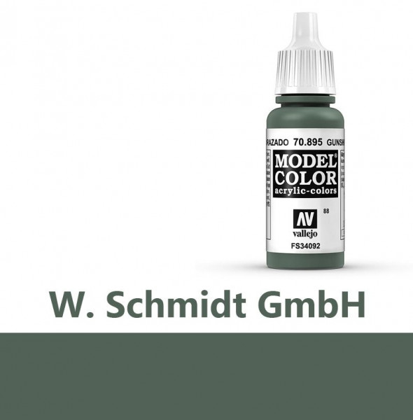 Vallejo 770895 - Model Color Farbe Panzergrün, Matt, 17 ml