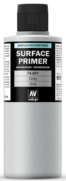 Vallejo 774601 - Primer (Grundierung) Grau, 200 ml