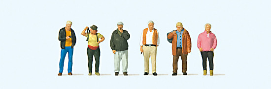 Preiser 10724 - Passanten, 6 Figuren