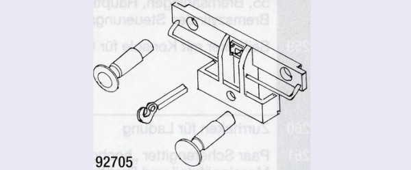 Weinert 92705 - Pufferbohle f.Schmalsp.Pufferw
