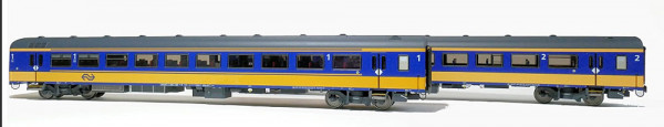 Exacttrain 11003 - NS ICRm 2-er Set Garnitur 1 für den Innenlandseinsatz Reisezugwagen Apmz10 und Re