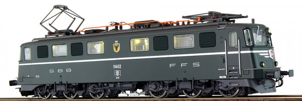 ESU 31530 - SBB Ellok Reihe Ae6/6 dunkelgrün Ep.4, DC/AC + Sound