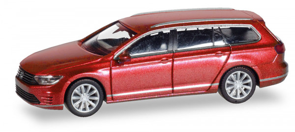 Herpa 038980-002 - VW Passat Variant GTE Hybrid Habanero-Orange