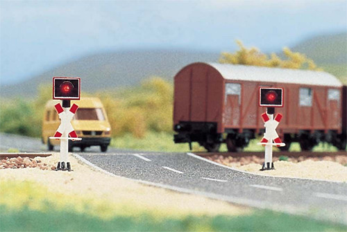 Busch 5949 - Warnblinkanlage Komplett-Set: 2 Warnblinker und elektronische Blinkschaltung einbaufert