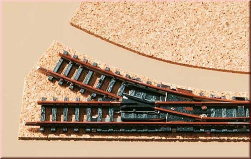 Auhagen 44581 - Korkgleisbettung für Weichen 200 x 300 x 3 mm 1 Platte ausreichend für 2 Weichen