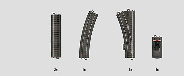 Märklin 24900 - Märklin Start up C-Gleis Ergänzungspackung C1
