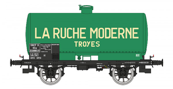 REE WB-710 - SNCF Kesselwagen OCEM19 2-achsig Ep. 3, "LA RUCHE MODERNE"