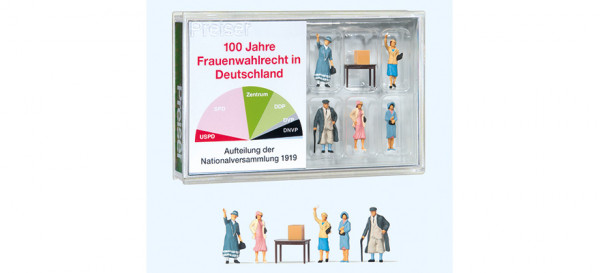 Preiser 13402 - 100 Jahre Frauenwahlrecht in Deutschland