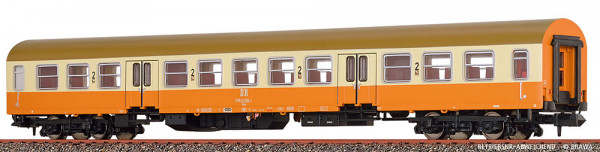 Brawa 65150 - DR Personenwagen 2.Klasse Bmhe Ep.4, Städteexpress-Lackierung