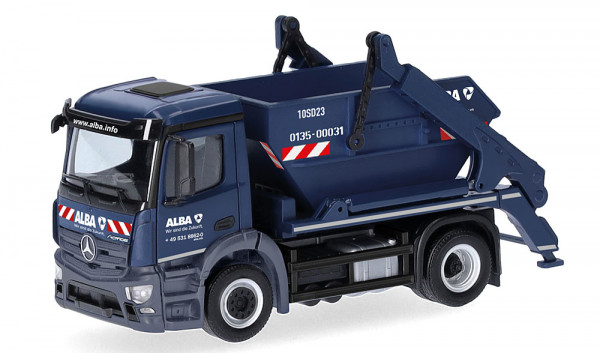 Herpa 318440 - Mercedes-Benz Actros S Absetzkipper AK12 "ALBA"