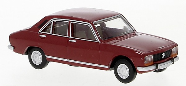 Brekina 29119 - Peugeot 504, dunkelrot, 1961,