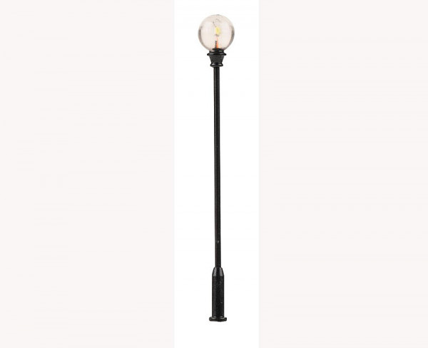 Faller 180113 - LED-Parklaterne, Kugel-Aufsatzleuchte, warmweiß, 3 Stück