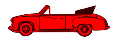 Brekina 27051 - Wartburg 311 Cabriolet, rot, 1959, 1:87