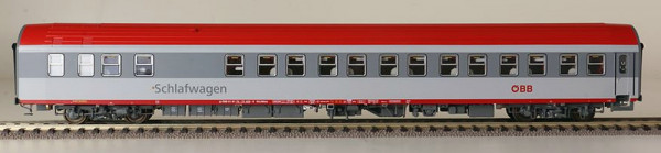 LSModels 47085 - ÖBB Schlafwagen WLABmz AB32s, grau/hellgrau, rotes Dach, ÖBB-Wortmarke, Ep. 6