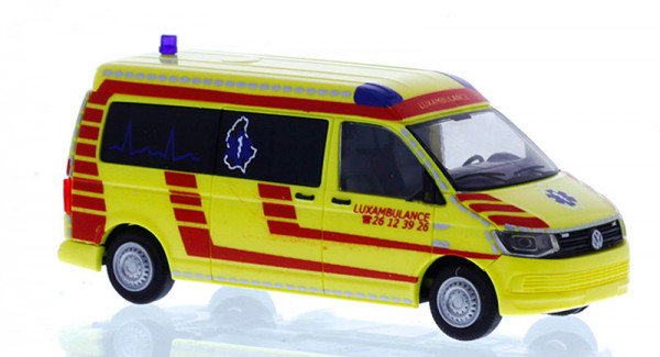 Rietze 53775 - Volkswagen T6 Luxambulance (LU)