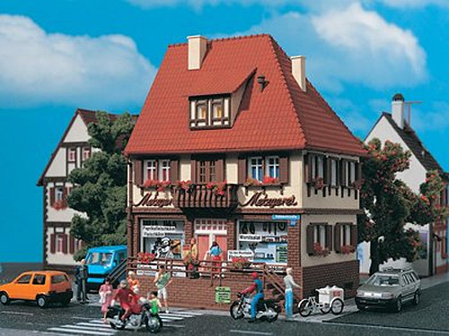 Vollmer 43674 - Metzgerei 115x95x150 mm Fachwerk