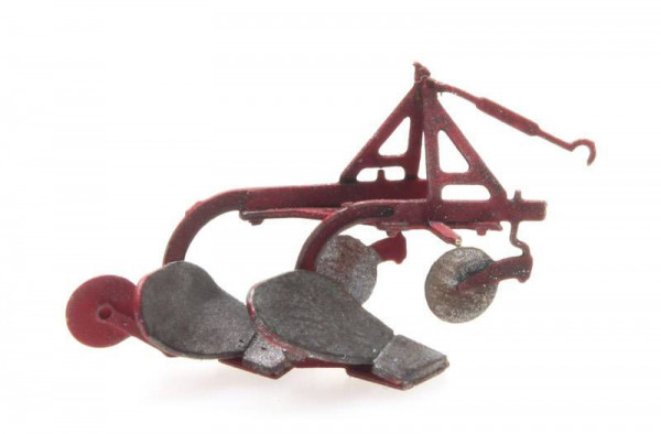 Artitec 387.279 - Pflug rot, Fertigmodell aus Resin, lackiert