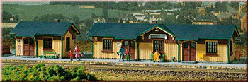 Auhagen 11358 - Haltepunkt Obergittersee mit Nebengebäude