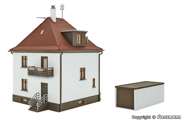 Kibri 38200 - H0 Siedlungshaus mit Garage