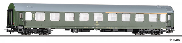 Tillig 79105 - DR Reisezugwagen 1./2. Klasse ABm, Typ Y, grün Ep.4, Wechselstrom