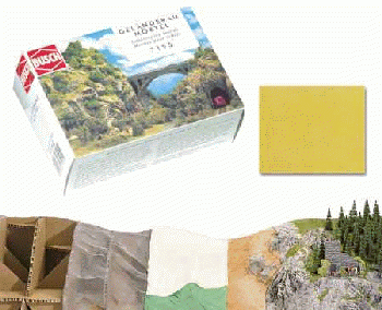 Busch 7195 - Geländebau Mörtel Braun 500 g hochwertige Cellulose-Spachtelmasse