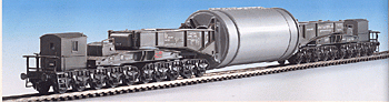 Kibri 16507 - Schienentiefladewagen Uaai