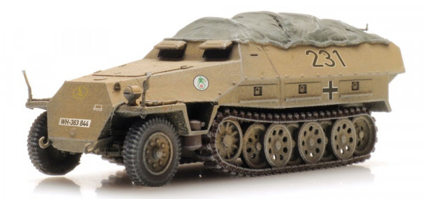 Artitec 6870530 - WM SdKfz 251 1 Ausf D gelb Eisenbahntransport