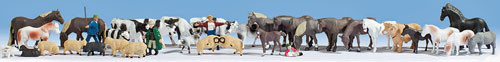 Noch 16049 - Mega-Set Tiere, 36 Figuren