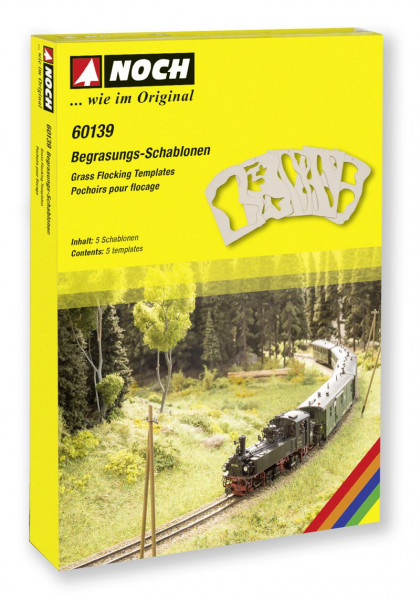 Noch 60139 - Begrasungs-Schablonen 5 St.