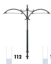 Sommerfeldt 112 - Mittelmast mit zwei Auslegern für Straßenbahn/Überlandbahn