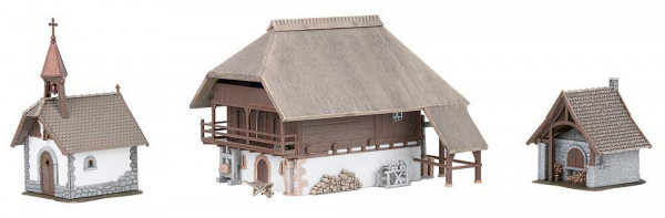 Faller 130116 - Speicher, Hofkapelle und Backhaus