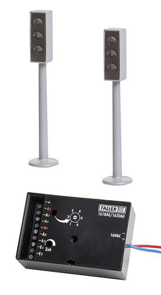 Faller 161840 - 2 LED-Ampeln mit Elektronik
