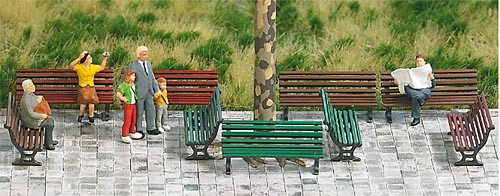Busch 1149 - Parkbänke 12 St.