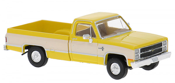 Brekina 19655 - Chevrolet C10 gelb/weiß