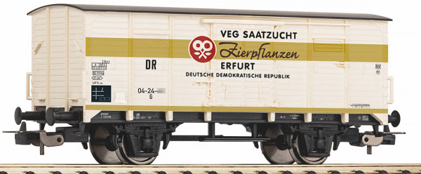 Piko 24555 - DR gedeckter Güterwagen G02 Ep.3, "VEG Saatgut Erfurt"