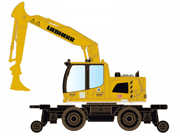 LC-Minis - LC4270 - Zweiwege-Bagger Liebherr A922