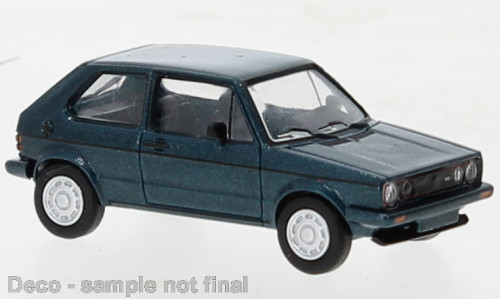 PCX870526 - VW Golf I GTI Pirelli metallic dunkelgrün, 1980,