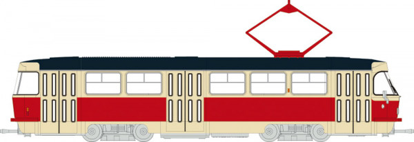 Brekina 64501 - Tatra T3/T4, 1970, Chemnitz