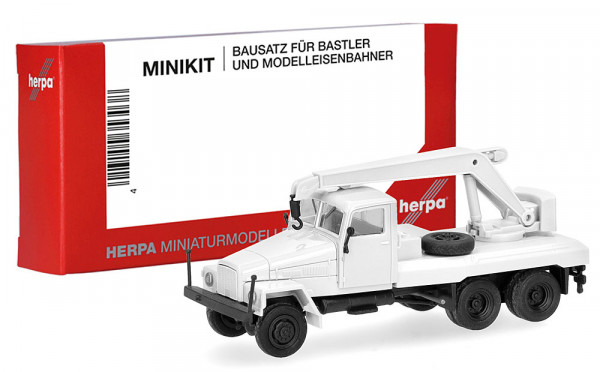 Herpa 014205 - MiniKit: IFA G5 Kran-LKW dreiachsig weiß
