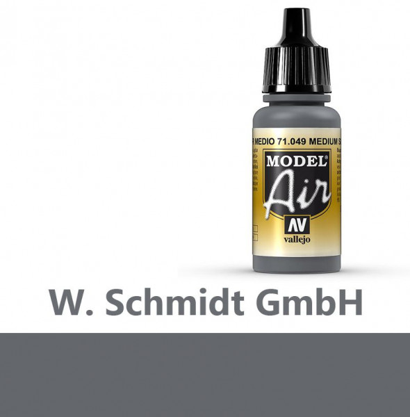 Vallejo 771049 - Model Air Seegrau, Mittel, 17 ml