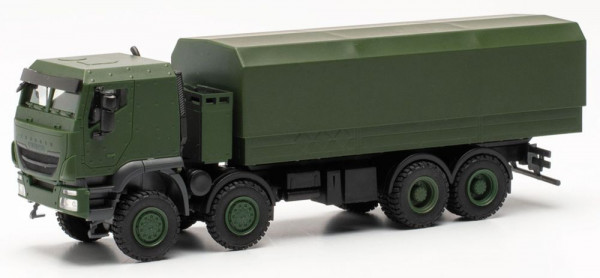 Herpa 746915 - Iveco Trakker 8x8 geschützt Pritschen-LKW, undekoriert