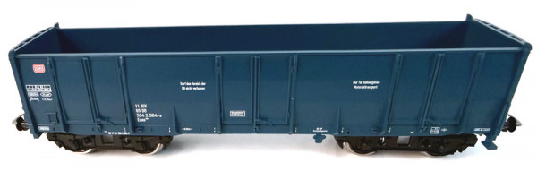 Piko 72256 - DB Hochbordwagen Eaos oceanblau Ep.4, alter roter DB-Keks