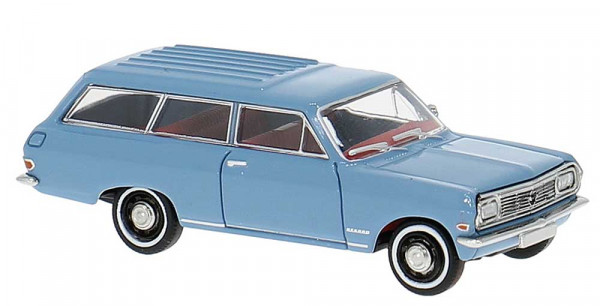 Brekina 20476 - Opel Rekord B CarAVan in hellblau
