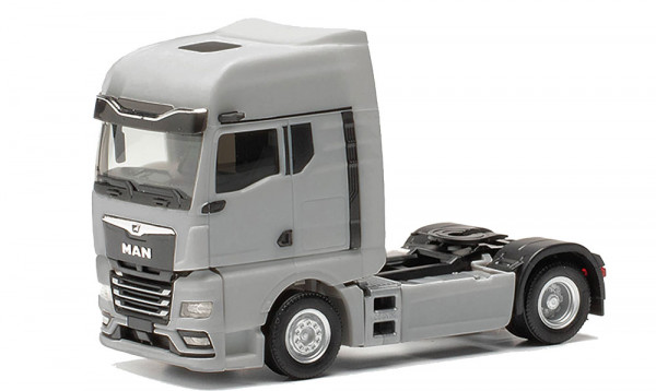 Herpa 315876-003 - MAN TGX GX Zugmaschine 2achs (mit Spiegelkameras), platingrau