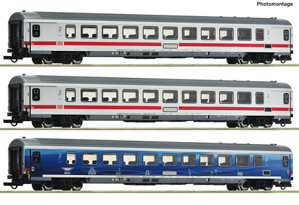 Roco 6200295 - BDZ 3er Set IC-Wagen BDZ E6