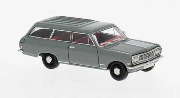 Brekina 20477 - Opel Rekord B CarAVan in grau